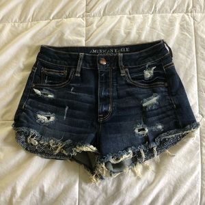 Distressed Pocket Design American Eagle Shorts